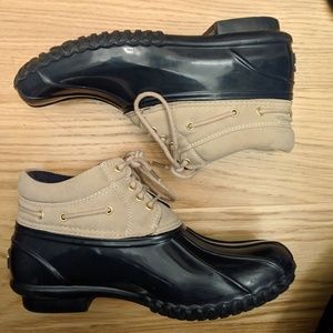 Tommy Hilfiger Women's Ankle Rain Duck Boots (7)